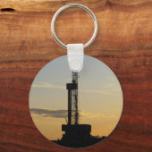 ドリリングリグシルエット キーホルダー (正面)