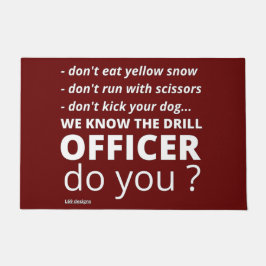 ドリルおもしろいを知っている」という書式 ドアマット