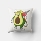 ドリルで職人としてアボカド クッション (裏面)