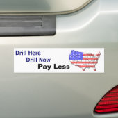 ドリルのバンパーステッカー1 バンパーステッカー (車上)