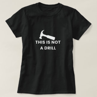 ドリルの女のTシャツではない Tシャツ