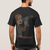 ドリルキラーTシャツ Tシャツ (裏面)