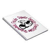 ドリルチーム-ダンスグレースプレシジョンチームワークプライド ノートブック (右側)
