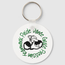 ドリルチーム – ダンスグレース精密チームワークプライド キーホルダー