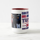 ドリルド縁どリルの切り札2024を閉じる マグカップ (中央)