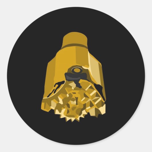 ドリルビット・ブラック ラウンドシール (正面)