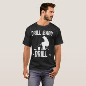 ドリルベイビードリル アイスフィッシング Tシャツ (正面フル)