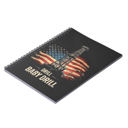 ドリルベビードリルアメリカのトランプのエネルギー経済 ノートブック (左側)