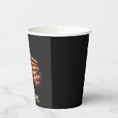 ドリルベビードリルアメリカのトランプのエネルギー経済 紙コップ (左)