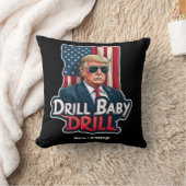 ドリルベビードリルトランプ2025アメリカ独立 クッション (ブランケット)
