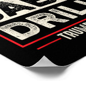 ドリルベビードリルトランプ2025 America Is Back Usa Fl ポスター (角)