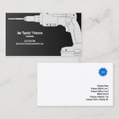 ドリル用電動工具ハンディマン名刺 名刺 (正面/裏面)