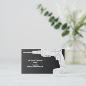 ドリル用電動工具ハンディマン名刺 名刺 (スタンド正面)