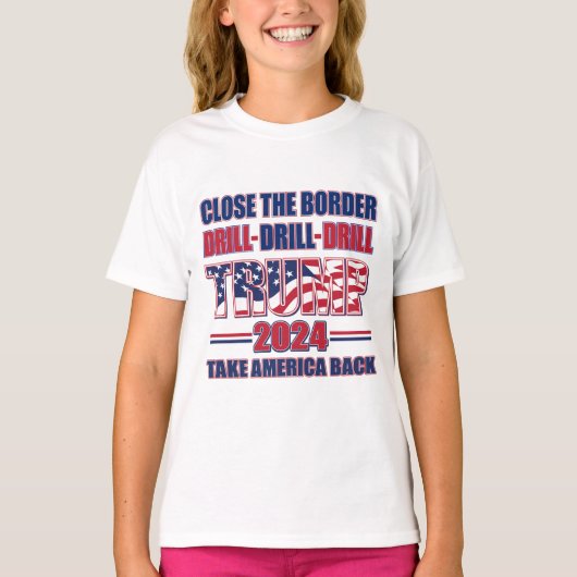 ドリル縁どドリルを閉じる Tシャツ (正面)