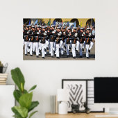 ドリル静かチームポスター ポスター (ホームオフィス)