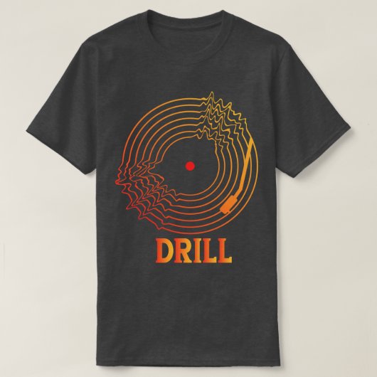 ドリルXヘッド Tシャツ (デザイン正面)