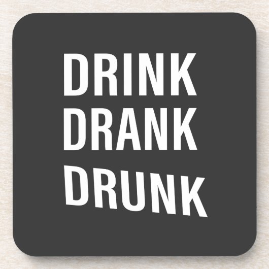 ドリンおもしろいカー引用文ことわざ コースター (正面)