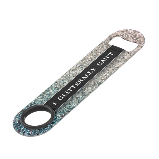 ドリンおもしろいグきらきら光るグリッターキラキラ スピード栓抜き (正面アングル)