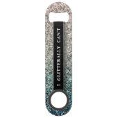 ドリンおもしろいグきらきら光るグリッターキラキラ スピード栓抜き (正面)