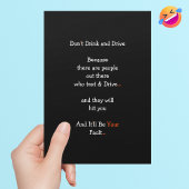 ドリンクおもしろいして冗談を運転しないユーモアの誕生日 シーズンカード