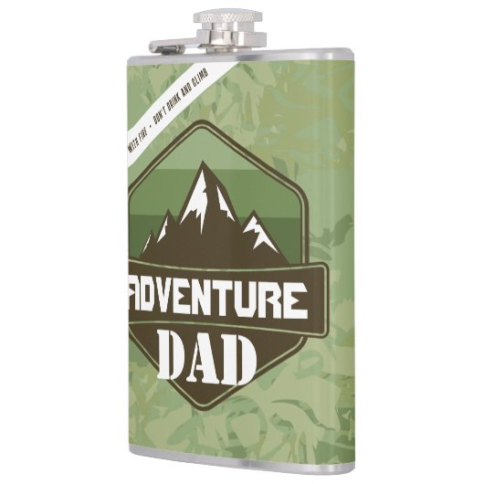 ドリンクおもしろいしない&アドベンチャーギフトパーソナライズされた フラスク (左)