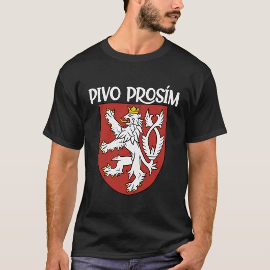 ドリンクお願いバージョークチェコ Tシャツ (正面)