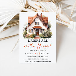 ドリンクが家の引っ越し祝いパーティーパーティー 招待状