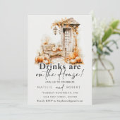 ドリンクが家の引っ越し祝いパーティーパーティー 招待状 (スタンド正面)