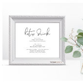 ドリンクしようウェディングパーティーバーサイン ポスター