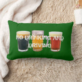 ドリンクとドライブをしない ランバークッション (ブランケット)