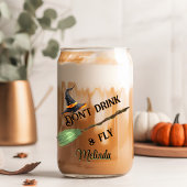 ドリンクとフライを使用しないおもしろい ガラス缶