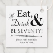 ドリンクとベ食べス77レトロ70誕生日 フェイバータグ (裏面)