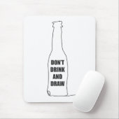 ドリンクと描画しない マウスパッド (マウス)