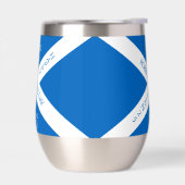 ドリンクと食べトーストのロビー、スコットランド国旗を燃やす (左面)