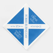 ドリンクと食べトーストのロビー、スコットランド国旗を燃やす (コーナー)