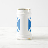 ドリンクと食べトーストのロビー、スコットランド国旗を燃やす ビールジョッキ (中央)