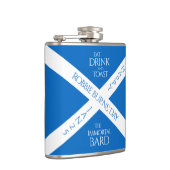 ドリンクと食べトーストのロビー、スコットランド国旗を燃やす フラスク (右)