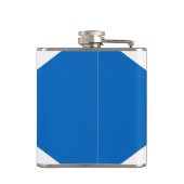 ドリンクと食べトーストのロビー、スコットランド国旗を燃やす フラスク (裏面)