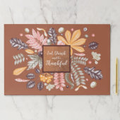 ドリンクと食べ感謝の紙ランチョンマット ペーパーパッド (インサイチュ)