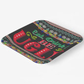 ドリンクと食べ醜いクリスマスのセーター ペーパープレート (傾斜あり)