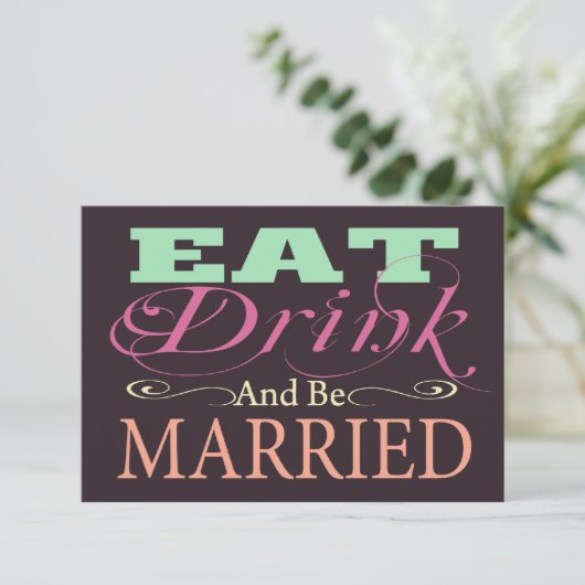 ドリンクと食べBe Wedding結婚した RSVP (スタンド正面)