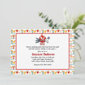 ドリンクとBBQの招待状 招待状 (スタンド正面)