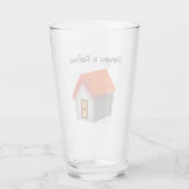 ドリンクによる認識度のシングル タンブラーグラス (裏面)