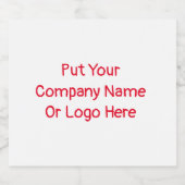 ドリンクのラベルとシール スパークリングワインラベル (シングルラベル)