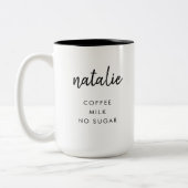 ドリンクの設定 |名モダン前ミニマルスタイリッシュ コーヒーマグカップ (左)