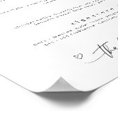 ドリンクは米国のミニマルなドリンクの看板に ポスター (角)