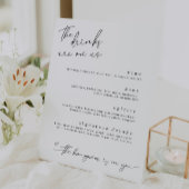 ドリンクは米国のミニマルなドリンクの看板に 台座サイン