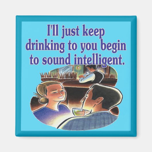 ドリンクまで – 音知性がある マグネット (正面)