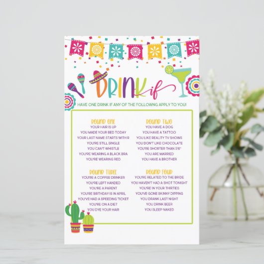 ドリンクもしゲーム – Fiesta WH (スタンド正面)