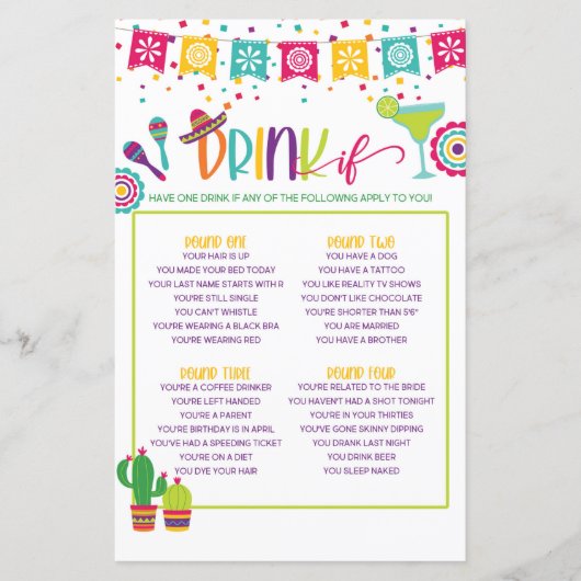 ドリンクもしゲーム – Fiesta WH (正面)